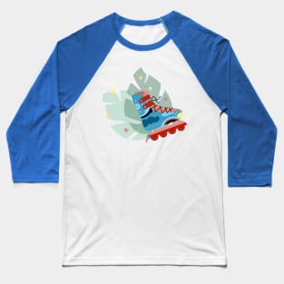 Rainbow roller skates Baseball T-Shirt